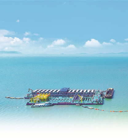 Sistema de dragado y tratamiento de ríos