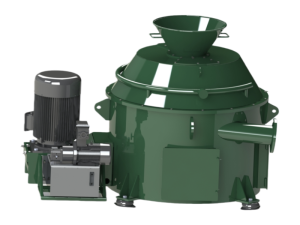 Secador vertical de recortes